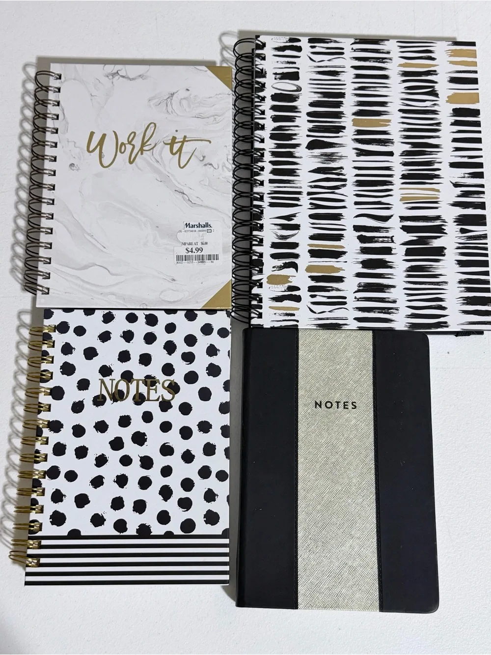 Bundle of 4 Notebooks